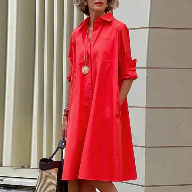 Eleanor – Button-Up Shirt Dress