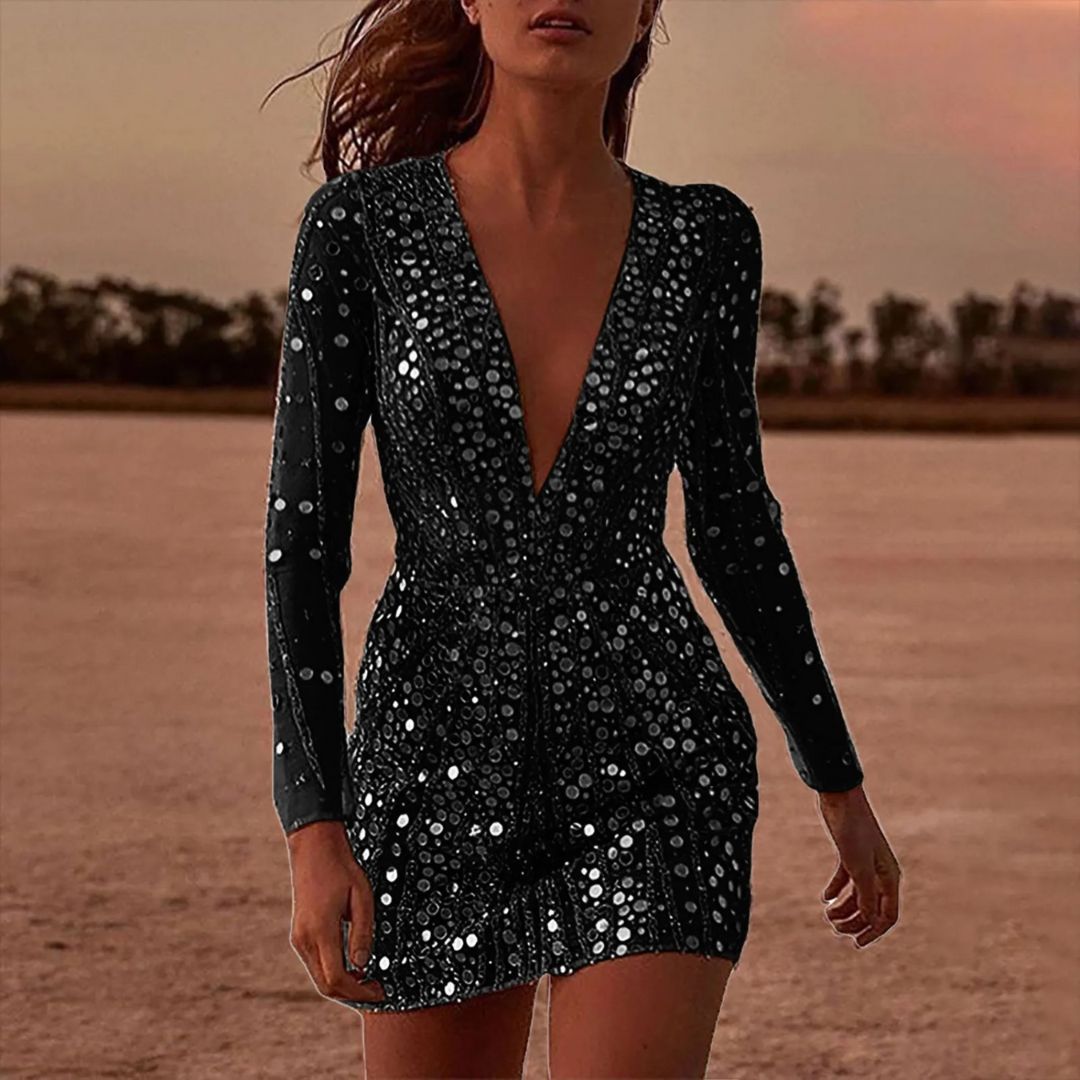 SEQUIN MINI DRESS WOMEN | FAYE LONDON